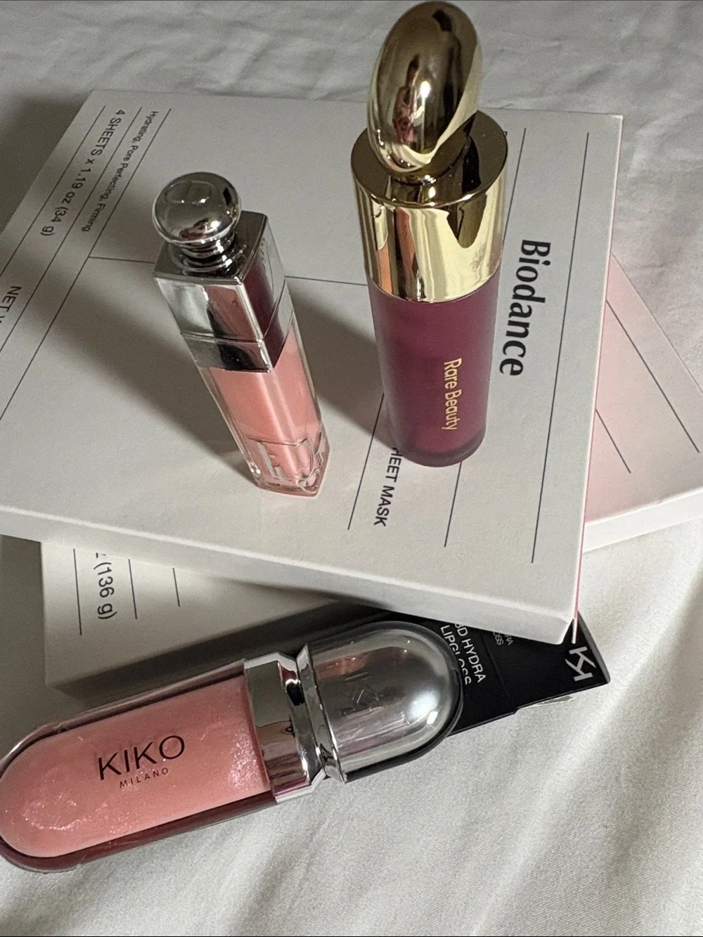 Milano Pink & Rose Lip Gloss Duo - Shimmer and Satin Finishes